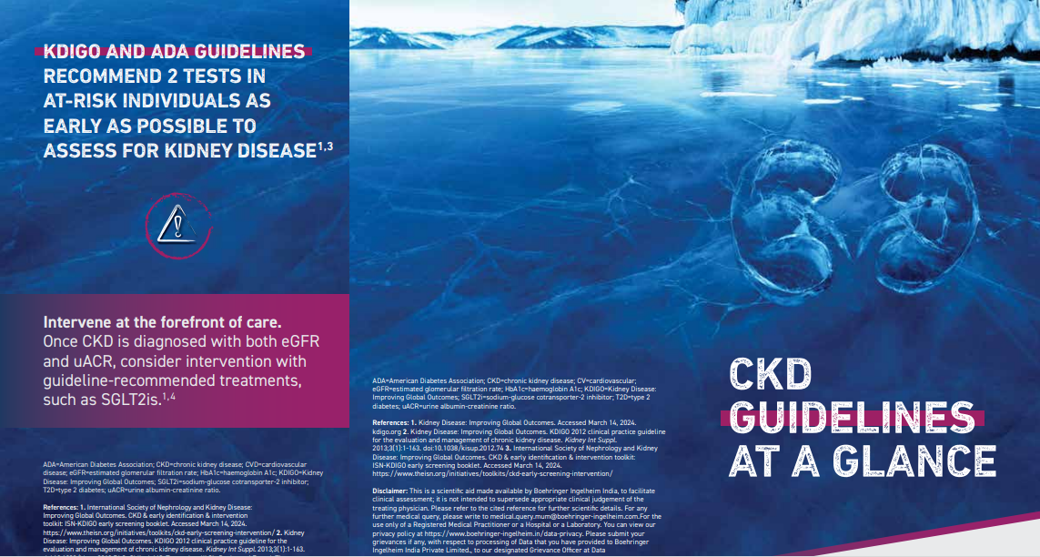 CKD Guidelines at a Glance
