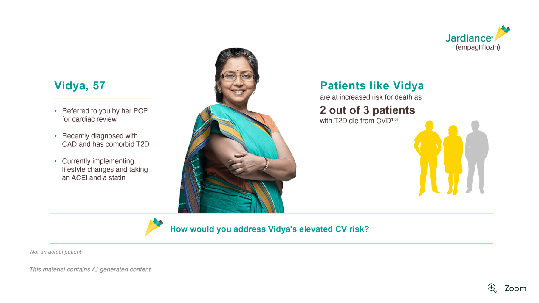 Patients with CAD and T2D vidya